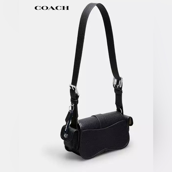 Cargo Wavy Dinky Bag In Pebbled Coachtopia Leather - Picture 3 of 14